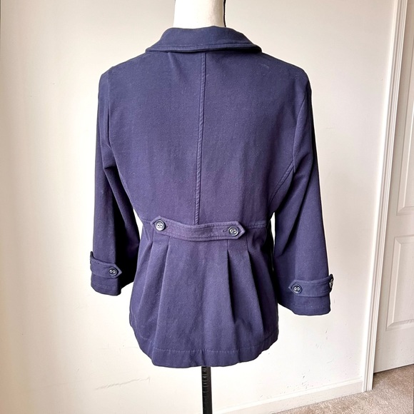 ANTHROPOLOGIE MOTTO Cotton Peplum Cardigan Blazer—SZ. Medium - Picture 7 of 11